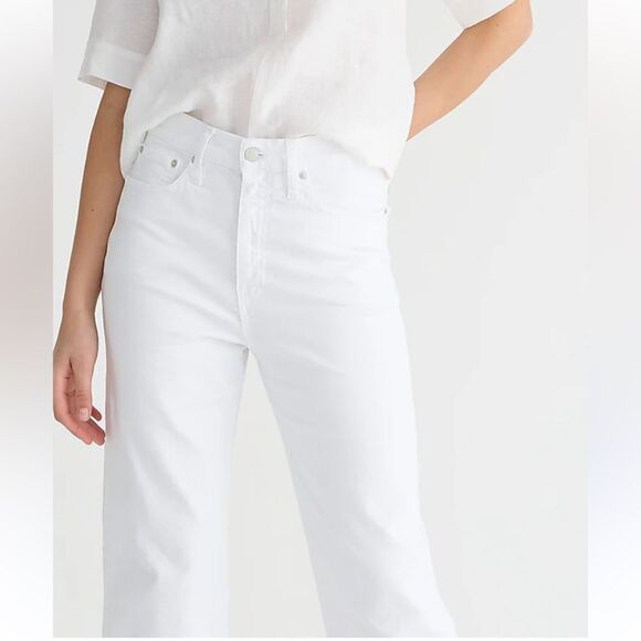 J Crew Slim Wide Leg Jeans 32 - Picture 4 of 15